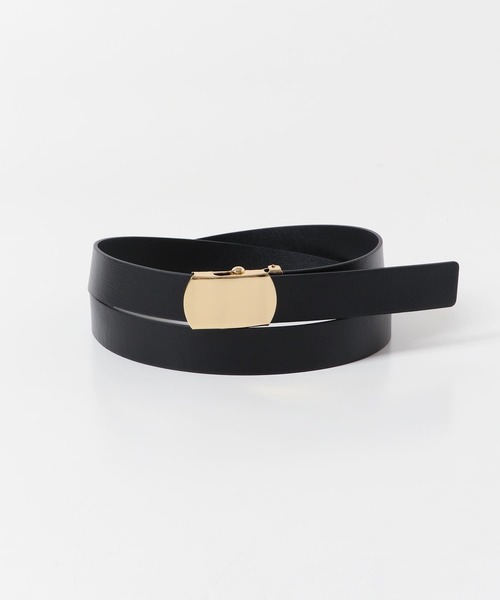URBAN RESEARCH ROSSO WOMEN(アーバンリサーチ ロッソ)の「Leather Belt(ベルト・レディース・ブラック・FREE)」の3枚目の写真