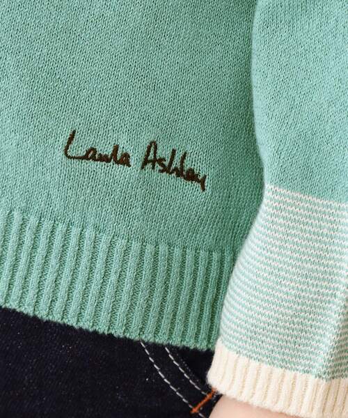 LAURA ASHLEY（ローラアシュレイ）の「【カラー追加！日本製/ワンマイルウエア】コットン コンパクトヤーン カーディガン（カーディガン/ボレロ・レディース・ホワイト系その他/ベージュ系/グリーン系その他2/ワイン系4/グレー系2/アイボリー系2・38）」の14枚目の写真