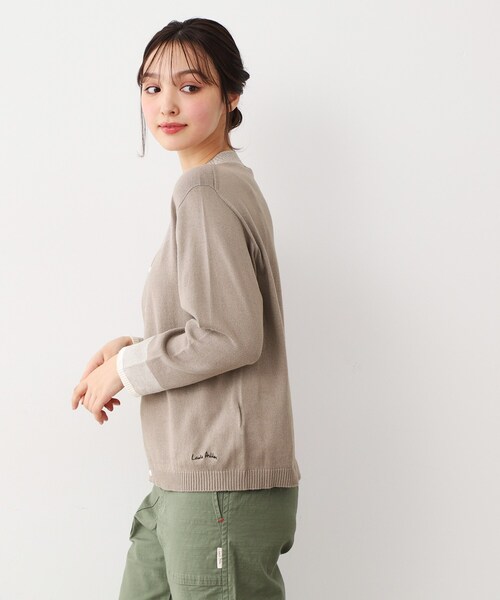 LAURA ASHLEY（ローラアシュレイ）の「【カラー追加！日本製/ワンマイルウエア】コットン コンパクトヤーン カーディガン（カーディガン/ボレロ・レディース・ホワイト系その他/ベージュ系/グリーン系その他2/ワイン系4/グレー系2/アイボリー系2・38）」の15枚目の写真