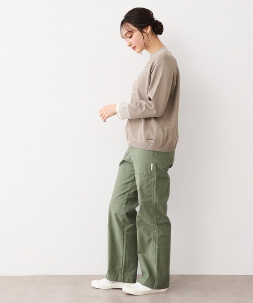 LAURA ASHLEY（ローラアシュレイ）の「【カラー追加！日本製/ワンマイルウエア】コットン コンパクトヤーン カーディガン（カーディガン/ボレロ・レディース・ホワイト系その他/ベージュ系/グリーン系その他2/ワイン系4/グレー系2/アイボリー系2・38）」の17枚目の写真