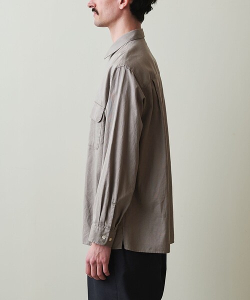 セール】＜Steven Alan＞ C/L/Si パナマ 2ポケット シャツ LOOSE