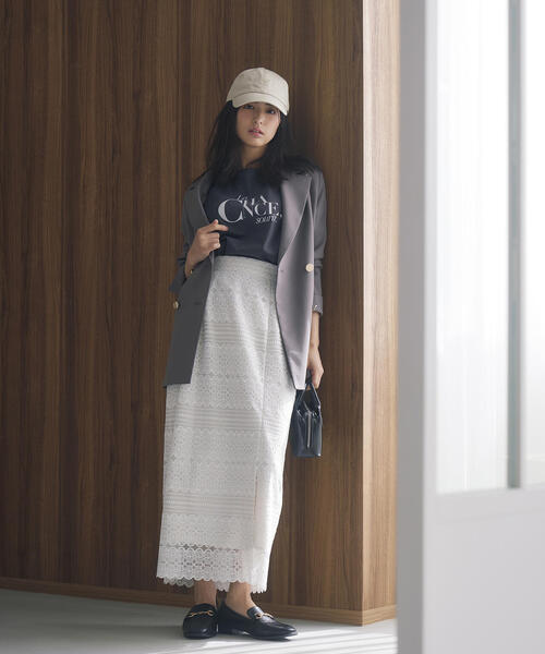 PROPORTION BODY DRESSING(プロポーションボディドレッシング)の「ロゴT / 1215160302(Tシャツ/カットソー・レディース・ダークグレー/ホワイト・FREE)」の15枚目の写真