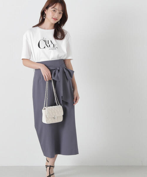 PROPORTION BODY DRESSING(プロポーションボディドレッシング)の「ロゴT / 1215160302(Tシャツ/カットソー・レディース・ダークグレー/ホワイト・FREE)」の11枚目の写真