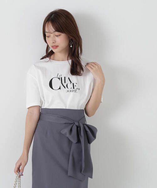 PROPORTION BODY DRESSING(プロポーションボディドレッシング)の「ロゴT / 1215160302(Tシャツ/カットソー・レディース・ダークグレー/ホワイト・FREE)」の12枚目の写真