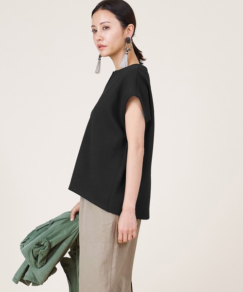 marmors（マルモア）の「【marmors】keyneck pullover〈セットアップ対応〉（Tシャツ/カットソー・レディース・カーキオリーブ/グレー/ブラック・36）」の18枚目の写真