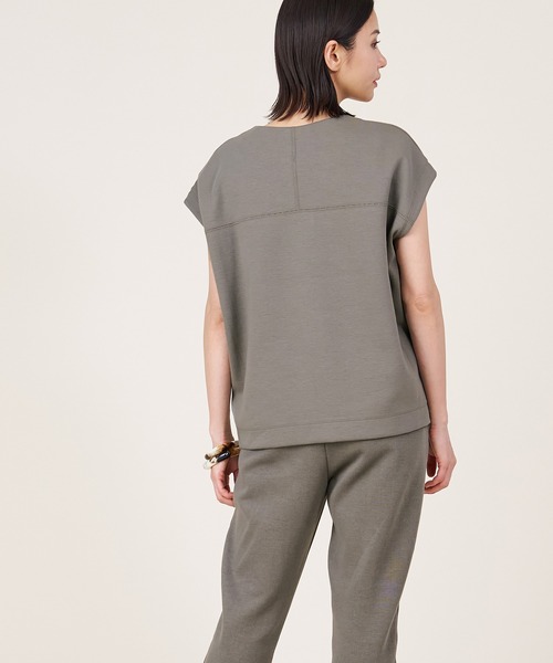 marmors（マルモア）の「【marmors】keyneck pullover〈セットアップ対応〉（Tシャツ/カットソー・レディース・カーキオリーブ/グレー/ブラック・36）」の5枚目の写真