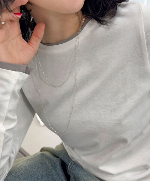 fredy emue（フレディエミュ）の「【LAPUIS/ラピュイ】SV925ロングネックレス（ネックレス・レディース・シルバー/ゴールド・FREE）」の12枚目の写真