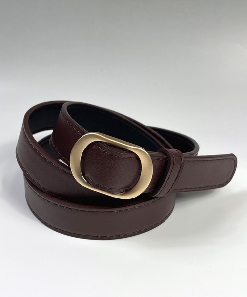 Candlestick（キャンドルスティック）の「超軽量 ノンホール PUレザーベルト メンズ レディース（ベルト・レディース・B/A・FREE）」の2枚目の写真