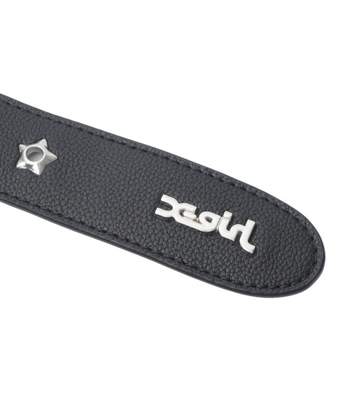 X-girl(エックスガール)の「STAR EYELET BELT(ベルト・レディース・ブラック・ONE SIZE)」の3枚目の写真