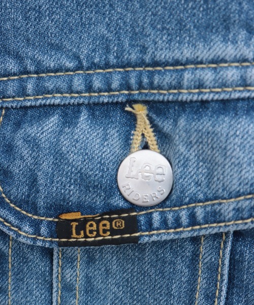 earth music&ecology（アースミュージックアンドエコロジー）の「Lee × e.m.a.e.ライダースジャケット（デニムジャケット・レディース・インディゴブルー・S/M）」の14枚目の写真