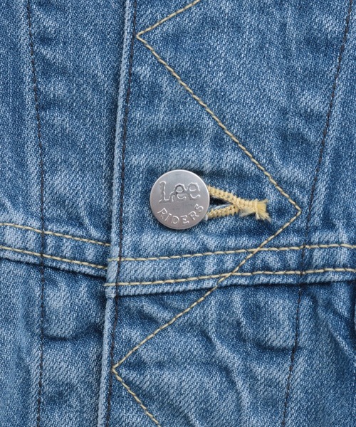 earth music&ecology（アースミュージックアンドエコロジー）の「Lee × e.m.a.e.ライダースジャケット（デニムジャケット・レディース・インディゴブルー・S/M）」の18枚目の写真