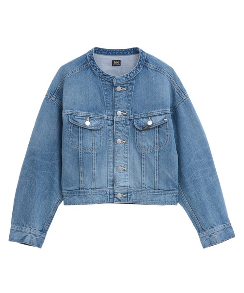 earth music&ecology（アースミュージックアンドエコロジー）の「Lee × e.m.a.e.ライダースジャケット（デニムジャケット・レディース・インディゴブルー・S/M）」の20枚目の写真