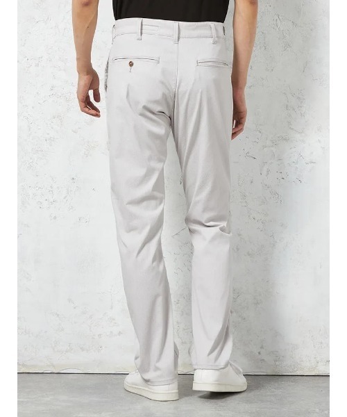 HARUYAMA(ハルヤマ)の「【EDWINジャージーズ パンツ】接触冷感 ストレッチ JERSEYS COOL CHINOS.TAPERD 無地 カジュアルパンツ 春夏(チノパンツ・メンズ・チャコールグレー/オフホワイト・M/LL/L)」の4枚目の写真