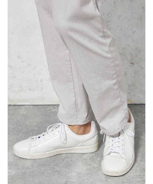 HARUYAMA(ハルヤマ)の「【EDWINジャージーズ パンツ】接触冷感 ストレッチ JERSEYS COOL CHINOS.TAPERD 無地 カジュアルパンツ 春夏(チノパンツ・メンズ・チャコールグレー/オフホワイト・M/LL/L)」の8枚目の写真