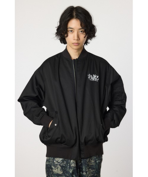 RODEO CROWNS WIDE BOWL（ロデオクラウンズワイドボウル）の「オーバーミリタリーブルゾン（ブルゾン・レディース・カーキ/ブラック/ライトグレー・FREE）」の6枚目の写真