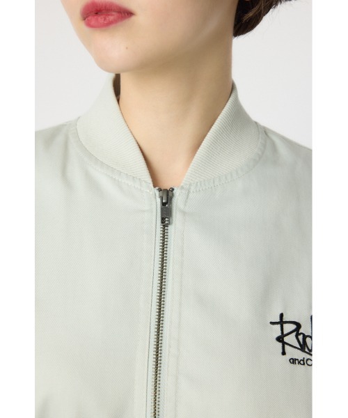 RODEO CROWNS WIDE BOWL（ロデオクラウンズワイドボウル）の「オーバーミリタリーブルゾン（ブルゾン・レディース・カーキ/ブラック/ライトグレー・FREE）」の4枚目の写真