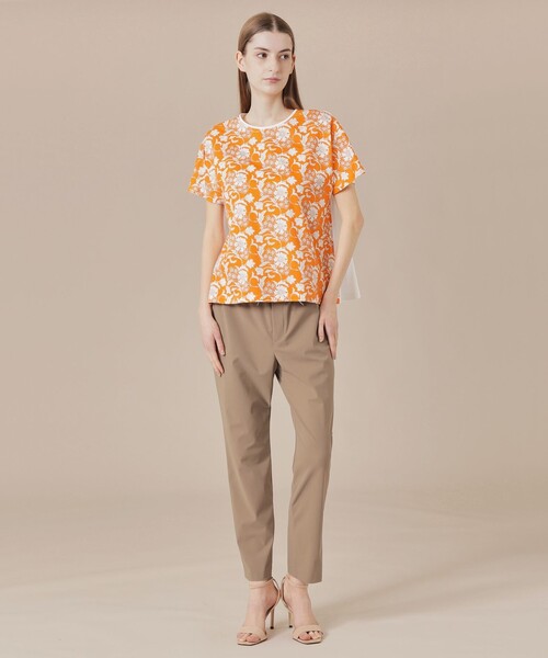 MACKINTOSH LONDON（マッキントッシュ ロンドン）の「【婦人画報掲載】【Lesbury Easy Pants/レスベリー イージーパンツ】トリコットストレッチクロップトパンツ（その他パンツ・レディース・ブラック/ライトブルー/ブラウン/ピンク系その他2/ダークブラウン/グリーン・36/38）」の13枚目の写真