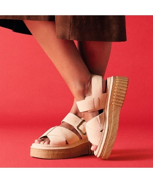 ★Clarks★エヴァマル ウィッシュ サンダル Evamar Wish / エヴァマー ウィッシュ(エクルースエード