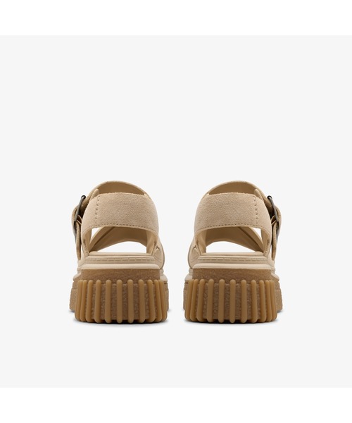 Clarks（クラークス）の「Evamar Wish / エヴァマー ウィッシュ（エクルースエード）（サンダル・レディース・アイボリー・UK6/UK5.5/UK5/UK4.5/UK4/UK3.5/UK3）」の5枚目の写真