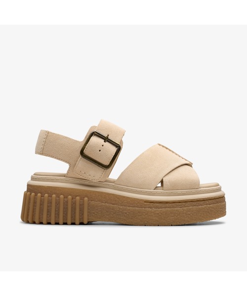 Clarks（クラークス）の「Evamar Wish / エヴァマー ウィッシュ（エクルースエード）（サンダル・レディース・アイボリー・UK6/UK5.5/UK5/UK4.5/UK4/UK3.5/UK3）」の10枚目の写真