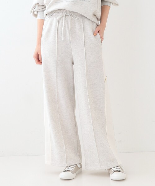 Cutie Blonde（キューティーブロンド）の「【洗える/S-LL】スウェットライン配色イージーパンツ（その他パンツ・レディース・ブラック/ライトグレー・01/02/03/04）」の3枚目の写真