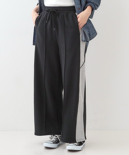 Cutie Blonde（キューティーブロンド）の「【洗える/S-LL】スウェットライン配色イージーパンツ（その他パンツ・レディース・ブラック/ライトグレー・01/02/03/04）」の7枚目の写真