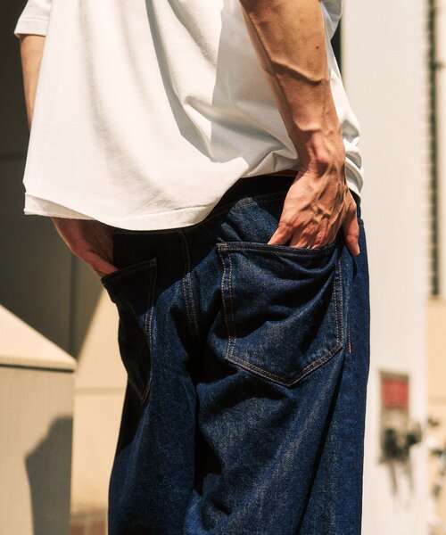 417 EDIFICE(フォーワンセブンエディフィス)の「《追加》LE JAPON ATELIER ×【OKAYAMA DENIM / オカヤマDENIM】(デニムパンツ・メンズ・ブルー系その他/ホワイト/ブラック・SMALL/MEDIUM/LARGE/X-LARGE)」の11枚目の写真