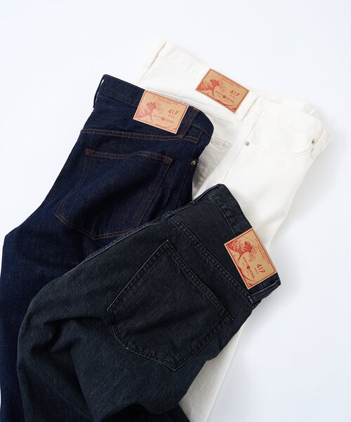 417 EDIFICE(フォーワンセブンエディフィス)の「《追加》LE JAPON ATELIER ×【OKAYAMA DENIM / オカヤマDENIM】(デニムパンツ・メンズ・ブルー系その他/ホワイト/ブラック・SMALL/MEDIUM/LARGE/X-LARGE)」の12枚目の写真