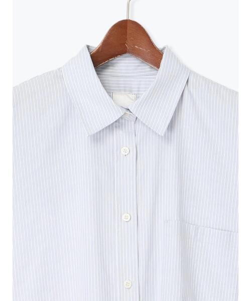 Te chichi（テチチ）の「ドロストスリーブストライプシャツ《2025spring catalog item》（シャツ/ブラウス・レディース・グレー/ベージュ・F）」の20枚目の写真