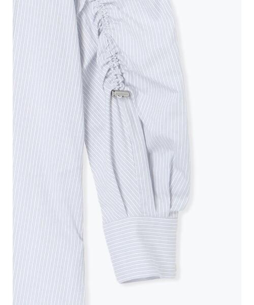 ブラウス シャツ ドロストスリーブストライプシャツ「2025spring catalog item」 レディース セール】 ドロストスリーブストライプシャツ《2025spring