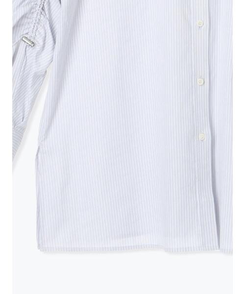 Te chichi（テチチ）の「ドロストスリーブストライプシャツ《2025spring catalog item》（シャツ/ブラウス・レディース・グレー/ベージュ・F）」の22枚目の写真