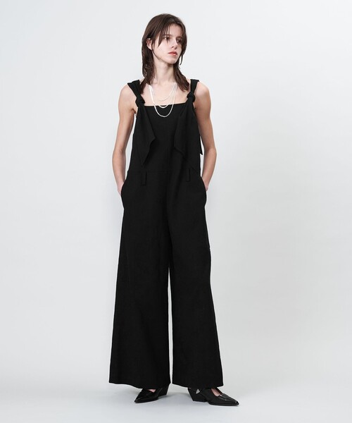 ASTRAET（アストラット）の「＜ASTRAET＞リボン オールインワン（つなぎ/オールインワン・レディース・ブラック/ダークブラウン・FREE）」の21枚目の写真