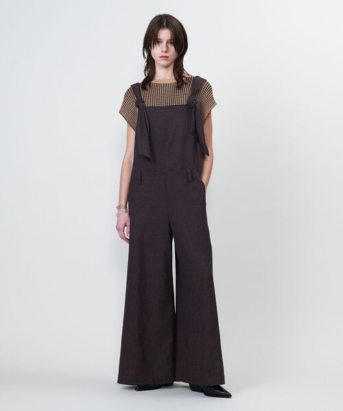 ASTRAET（アストラット）の「＜ASTRAET＞リボン オールインワン（つなぎ/オールインワン・レディース・ブラック/ダークブラウン・FREE）」の19枚目の写真