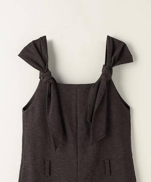 ASTRAET（アストラット）の「＜ASTRAET＞リボン オールインワン（つなぎ/オールインワン・レディース・ブラック/ダークブラウン・FREE）」の12枚目の写真