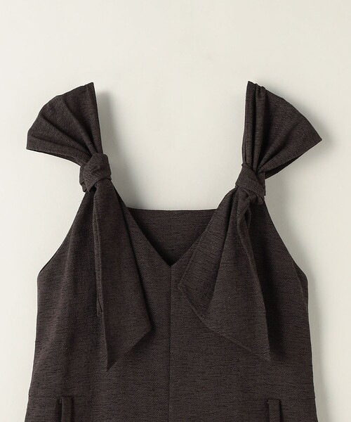 ASTRAET（アストラット）の「＜ASTRAET＞リボン オールインワン（つなぎ/オールインワン・レディース・ブラック/ダークブラウン・FREE）」の11枚目の写真