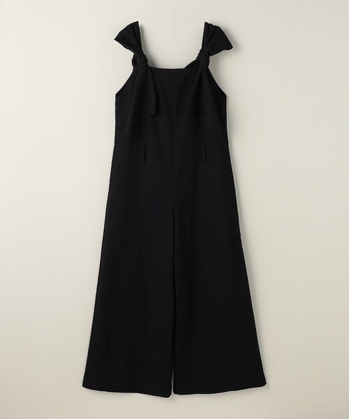 ASTRAET（アストラット）の「＜ASTRAET＞リボン オールインワン（つなぎ/オールインワン・レディース・ブラック/ダークブラウン・FREE）」の6枚目の写真