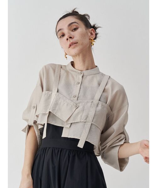 UN3D.（アンスリード）の「BUSTIER LAYERED SHORT SH / ビスチェ