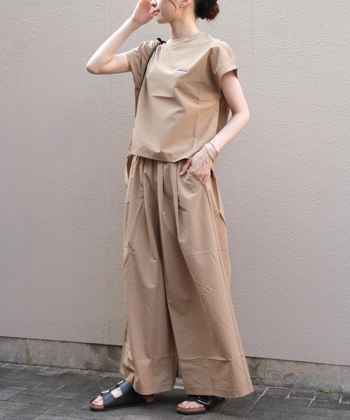 THOUSAND MILE　フレンチスリーブシャツ＆ロングパンツ　セットアップ THOUSAND MILE（サウザンドマイル）の「THOUSAND MILE