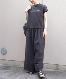 THOUSAND MILE（サウザンドマイル）の「THOUSAND MILE/サウザンドマイル　ソロテックス フレンチスリーブシャツ＆ロングパンツ セットアップ+バッグ（3点セット）　SOLOTEX FRENCH SLEEVE & LONG PANTS SET（セットアップ）」