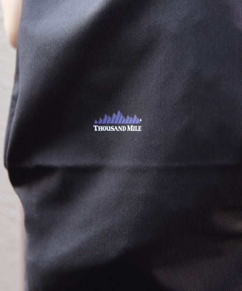 THOUSAND MILE(サウザンドマイル)の「THOUSAND MILE/サウザンドマイル フレンチスリーブシャツ&ロングパンツ セットアップ+バッグ(3点セット) FRENCH SLEEVE & LONG PANTS SET High Air Permeability(セットアップ・レディース・ベージュ/ブラック・FREE)」の10枚目の写真