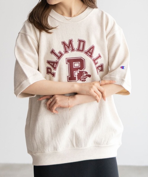 tシャツ REVERSEWEAVE10oz.FrenchTerry リバースウィーブショートスリーブスウェットシャツ ユニセックス レディース メンズ Champion tシャツ REVERSEWEAVE10oz.FrenchTerry リバース