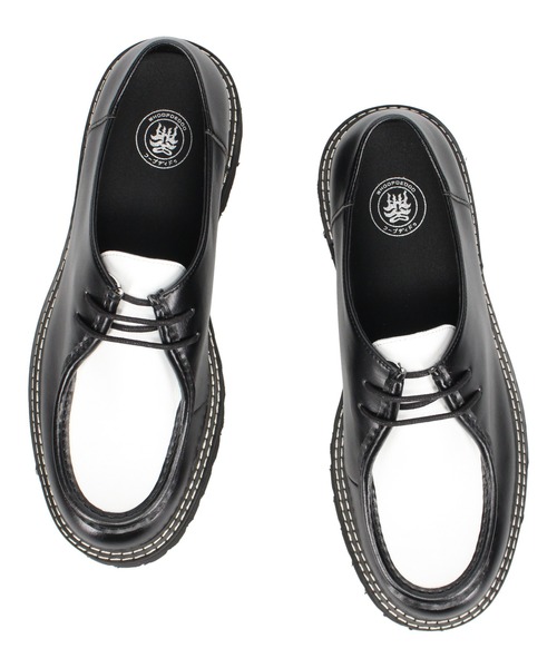 whoop-de-doo（フープディドゥ）の「チロリアンシューズ whoop-de-doo/フープディドゥ（その他シューズ・メンズ・ブラック×ホワイト/ブラック/ホワイト・44/40/41/42/43）」の16枚目の写真