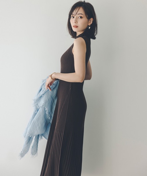 セール】セミマーメイドニットワンピース（ワンピース）｜anuans