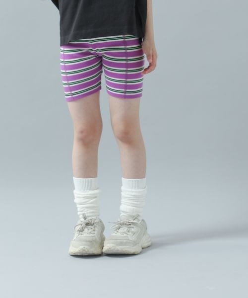 LOWRYS FARM(ローリーズファーム)の「リブサイクルパンツ 292036(その他パンツ・キッズ・イエロー/グリーン系その他/パープル/ブラック/ピンク・120cm/110cm/150cm/140cm/130cm)」の4枚目の写真