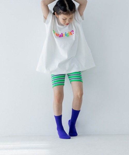 LOWRYS FARM(ローリーズファーム)の「リブサイクルパンツ 292036(その他パンツ・キッズ・イエロー/グリーン系その他/パープル/ブラック/ピンク・120cm/110cm/150cm/140cm/130cm)」の3枚目の写真