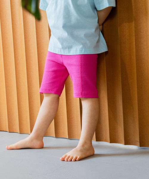 LOWRYS FARM(ローリーズファーム)の「リブサイクルパンツ 292036(その他パンツ・キッズ・イエロー/グリーン系その他/パープル/ブラック/ピンク・120cm/110cm/150cm/140cm/130cm)」の1枚目の写真