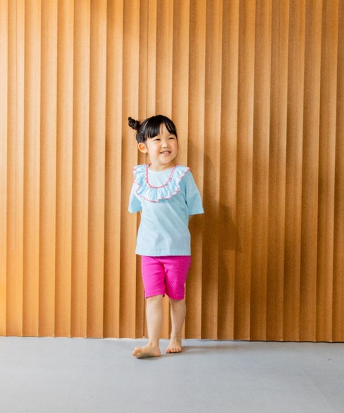 LOWRYS FARM(ローリーズファーム)の「リブサイクルパンツ 292036(その他パンツ・キッズ・イエロー/グリーン系その他/パープル/ブラック/ピンク・120cm/110cm/150cm/140cm/130cm)」の7枚目の写真