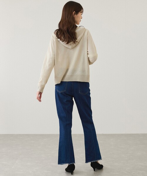 Jayro(ジャイロ)の「フード付ニットカーディガン(カーディガン/ボレロ・レディース・ベージュ/ブラック/ホワイト/グリーン・FREE)」の22枚目の写真