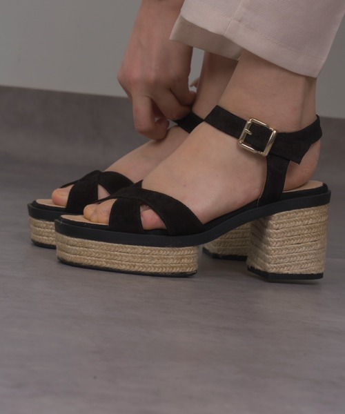 GAIMO(ガイモ)の「【GAIMO/ガイモ】エスパドリーユ サンダル(サンダル・レディース・ブラック・36/37/38/39)」の20枚目の写真