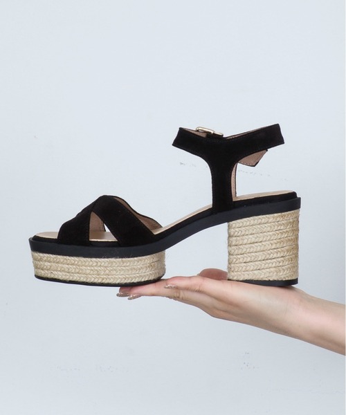 GAIMO(ガイモ)の「【GAIMO/ガイモ】エスパドリーユ サンダル(サンダル・レディース・ブラック・36/37/38/39)」の4枚目の写真